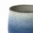 11.6" Dia Glazed Blue Round Ceramic Planter Pot with Drainage