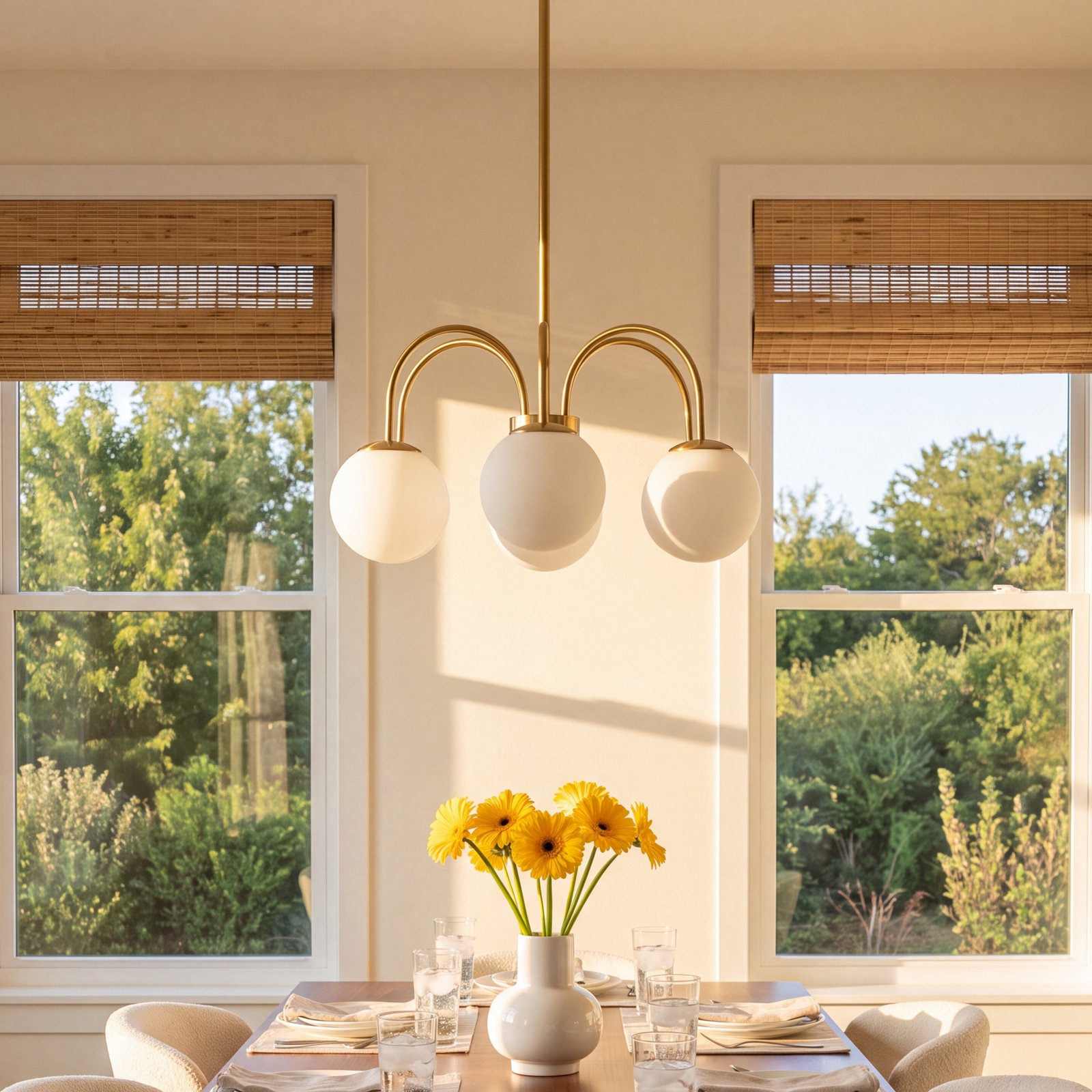 Bradrick 6-Light Chandelier, Gold