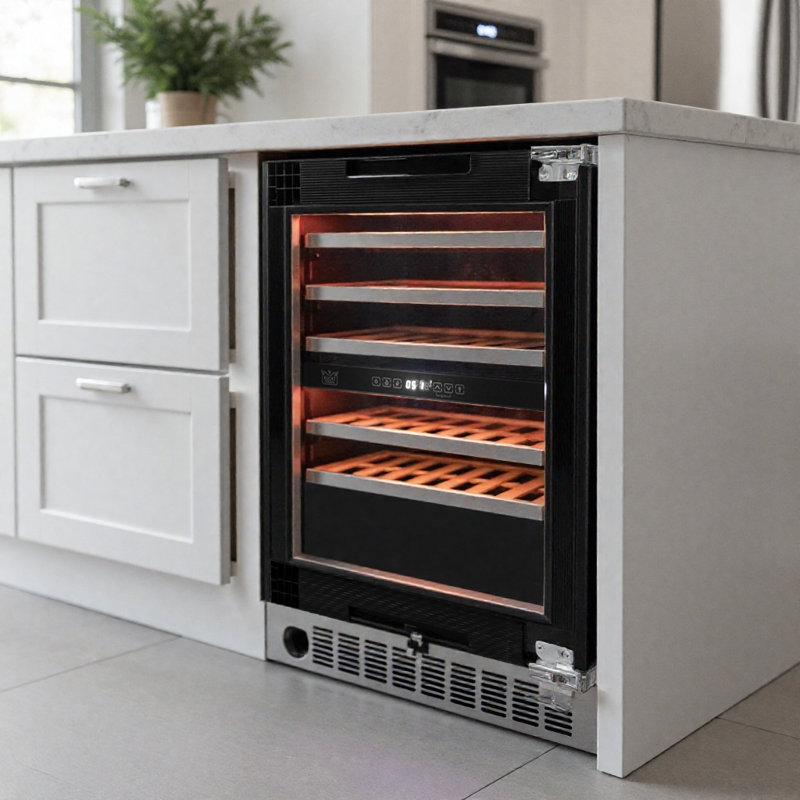 24 Dual Zone Wine Cooler 132 L & 52 Bottles, Panel Ready
