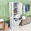 Armoire de rangement de salle de bain moderne avec tablettes réglables et charnières à fermeture en douceur-1750911832