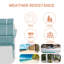 Chaise pliante en plastique / résine Adirondack pliante résistante aux intempéries-1463779535