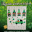 Ensemble de 15 panneaux muraux pour porte de garage Gnome St Patricks