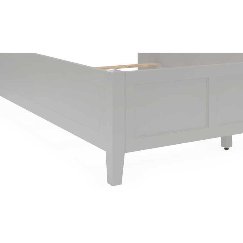 Grace Elephant Grey Double (4'6) Standard Bed, Grey