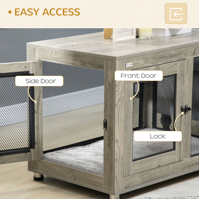 Furniture Style Crate with 2 Doors