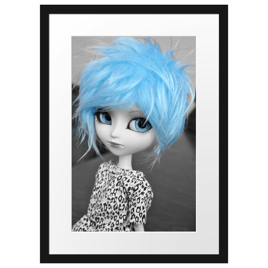 Gerahmtes Poster Hübsche Pullip-Puppe