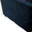 Chaise d'appoint en chenille pour 2 personnes - sièges décontractés et confortables, canapés surdimensionnés bleus