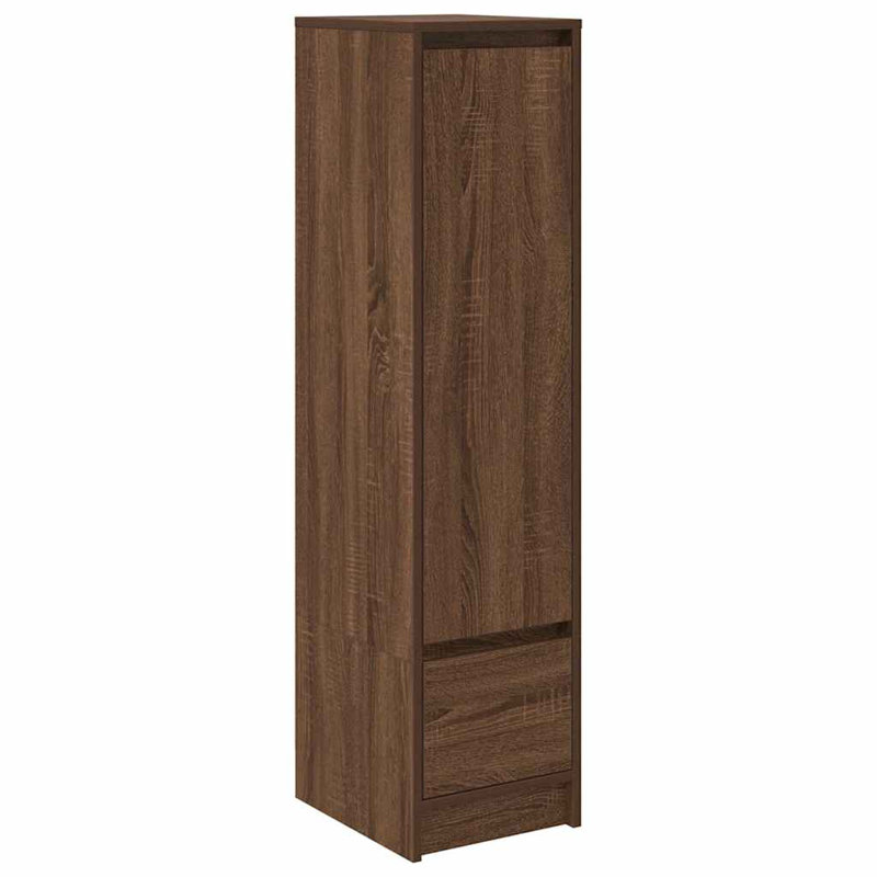 Highboard 29.5X34x119.5 Cm Engineered Wood, Brown Oak