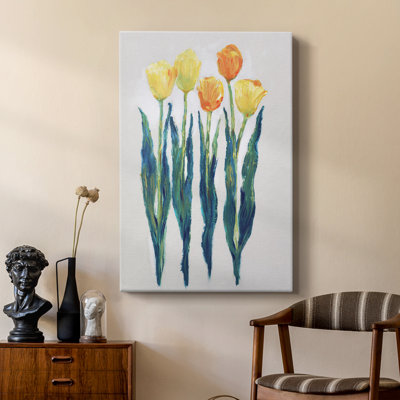 Tulipes en rang II - galerie sur mesure Cavas