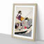 Fishing by Kitagawa Utamaro - Picture Frame Art Print-55609245-55609246