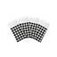 Houndstooth Cotton Blend Square Napkins-493582902