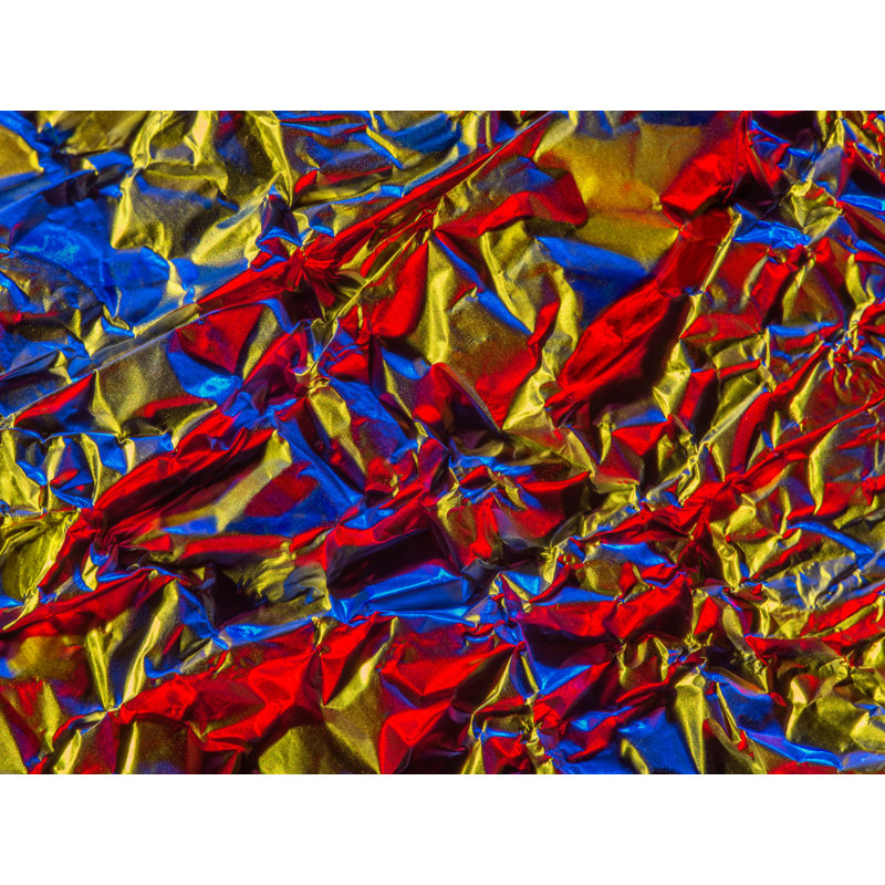Aluminium Foil Print by Philippe Monthoux, Black Framed Paper, 25.25" H x 31.25" W