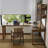 Light-walnut L-Shaped Solid Wood desk-109542603-109542608