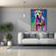 «The Carefree Staffie» par Dean Russo, art mural sur toile-787750476