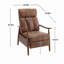 Fauteuil avec cadre en bois