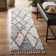Triplett Fringe Shag Performance Abstract Rug