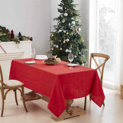 Izod Chadwick Linen Lurex Tablecloth