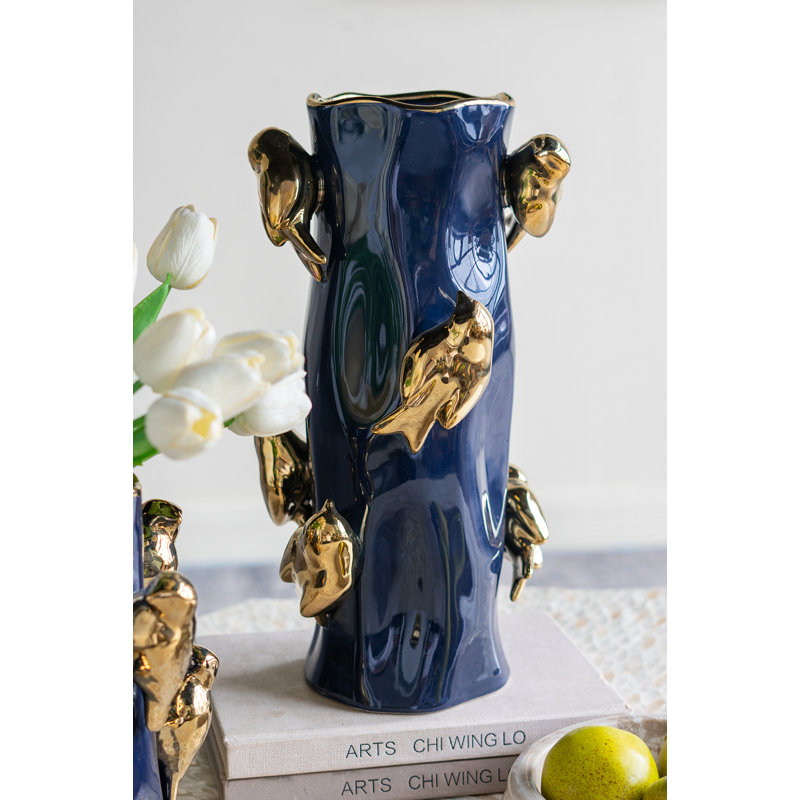 Vase à oiseaux 8 x 8 x 15,5 po