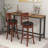 Arkee Counter Stool with Solid Wood Frame