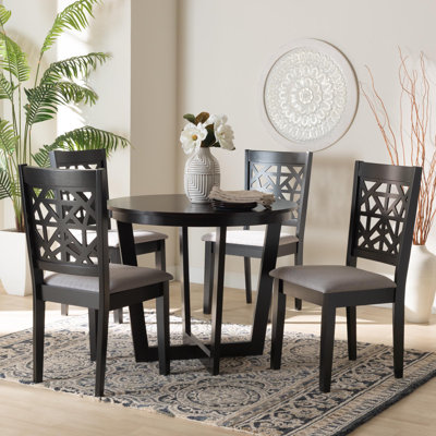 Shaundrel 4 - Person Pedestal Dining Set