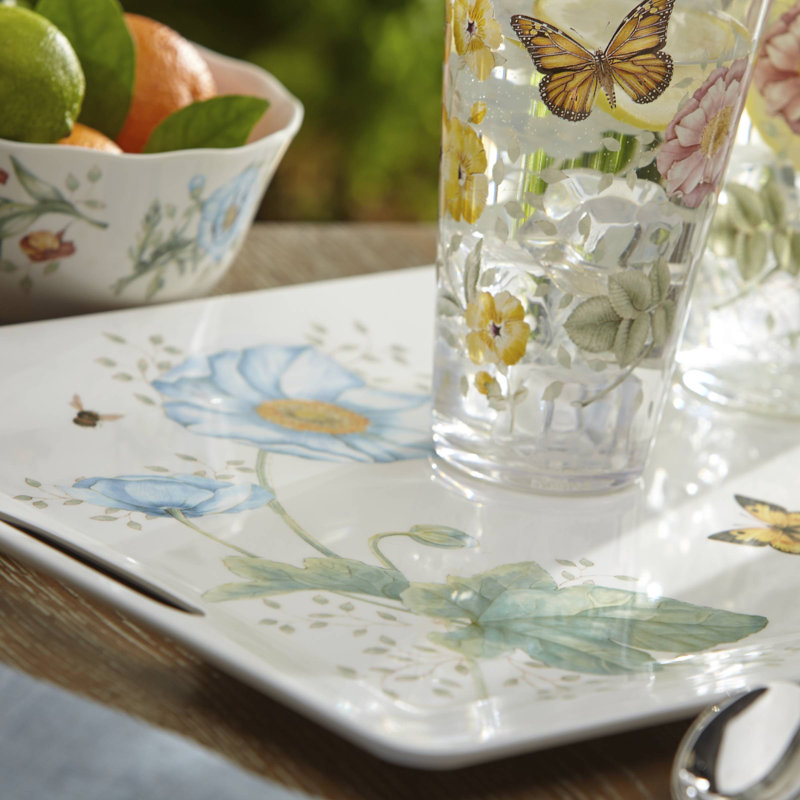 Lenox Butterfly Meadow Melamine Large Serving Tray