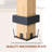 Permanent Wood Gazebo 13 Ft. W X 11 Ft. D Solid Wood Patio Gazebo -Patio Galvanized Steel Hardtop Gazebo