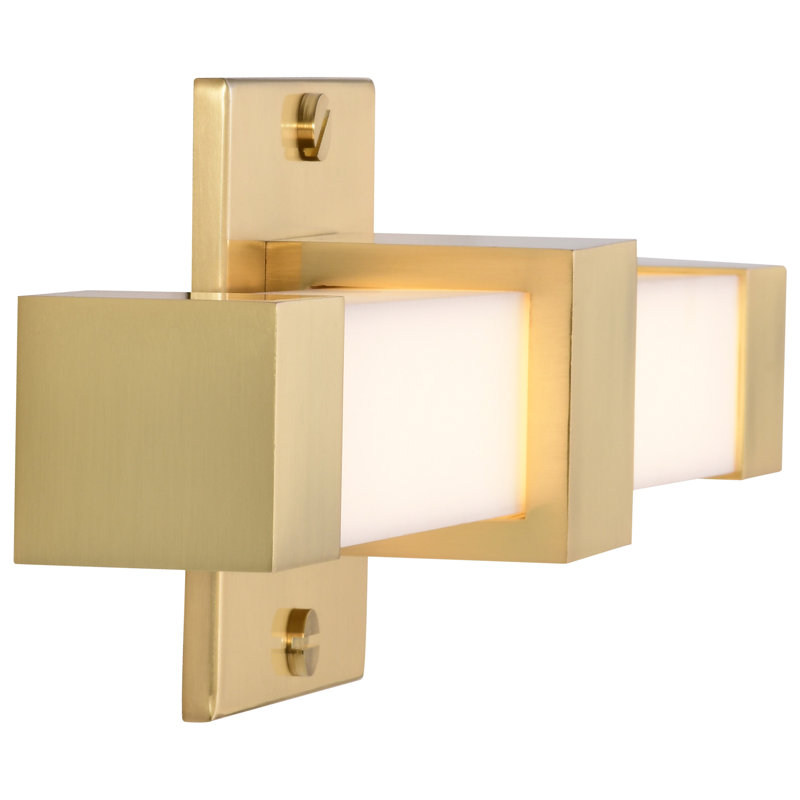 Brightwyn - LED Vanity, Brushed Brass, 35" Width
