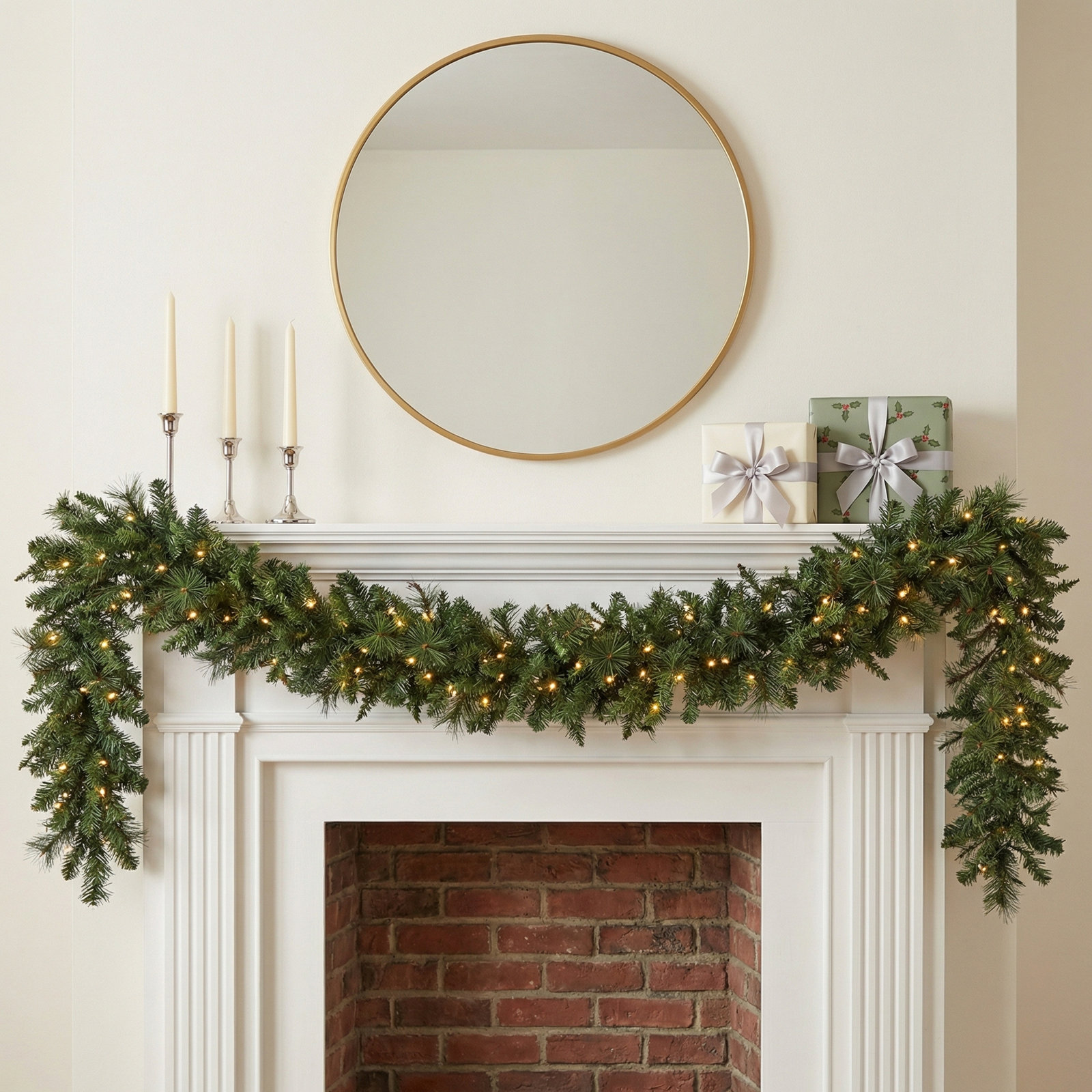 9'x14" LED Belgium Mix Garland