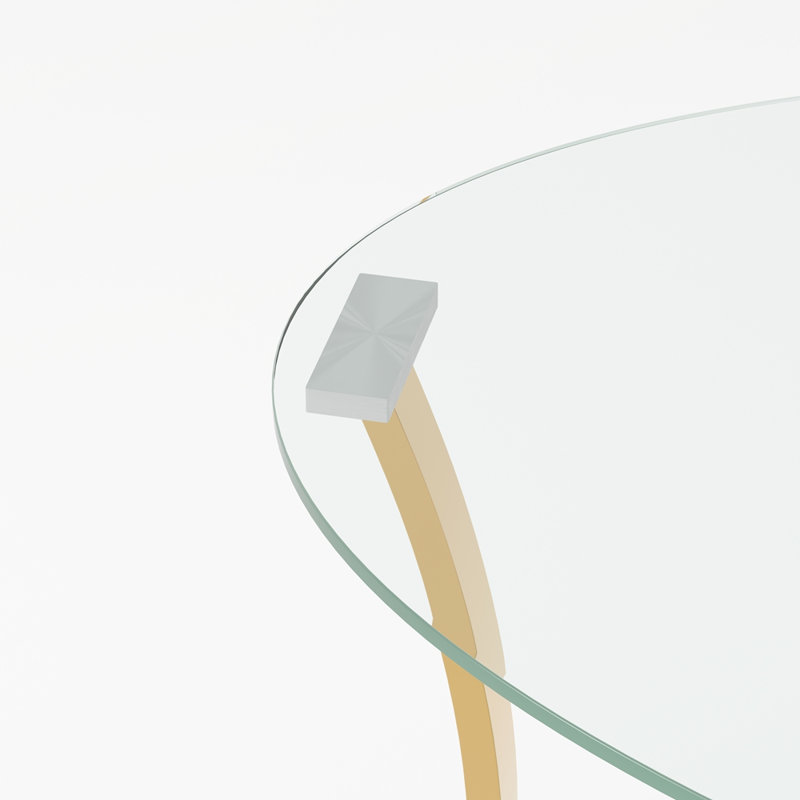 Table basse Minimalist, Doré