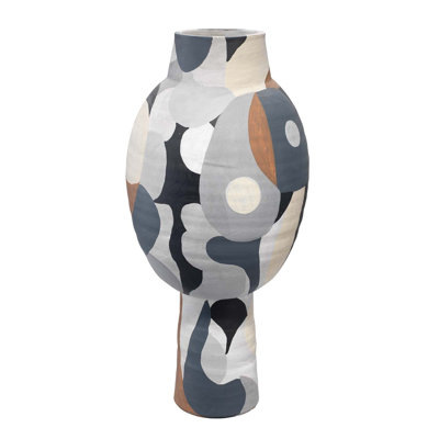 Vase de table en céramique Ventina MULTI 19 po