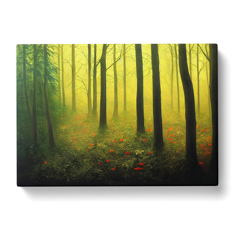Painted Forest Vol.1 - Wrapped Canvas, 35cm H x 50cm W x 3cm D
