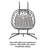 Double With Bracket Hanging Chair Cushion-415327571-415327580