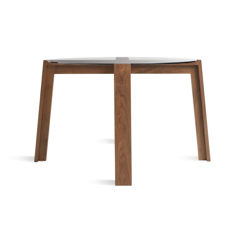 Lake Round Walnut Dining Table