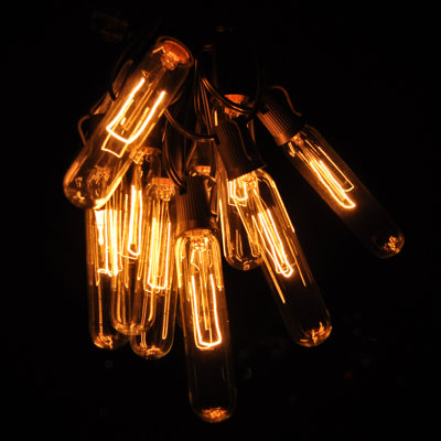 Edison String Lights Outdoor 100 - Bulb 100'' Plug-in String Light