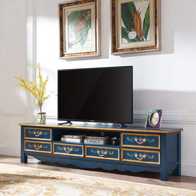 Vintage Style American Painted TV Stand