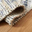 Tapis ivoire / bleu en jute / sisal / laine / coton tissé à la main Garstang-546887509