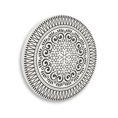 " Detailed Fractal Abstract Symmetrical Shapes Pattern Design " by Daphne Polselli