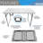 48'' Rectangular Adjustable Banquet Table