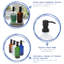 4x Glass Soap Dispensers - 500ml-100611239