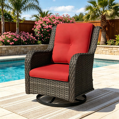 Adwin Outdoor 4"Deep Seat&Back Cushion Set With Olefin Fabric (Cushions Only)