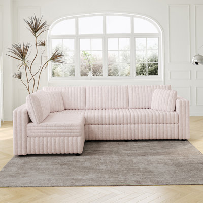 Comfortable And Versatile L-Shaped 4-Person Sofa For Home Decor