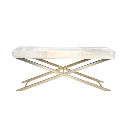 Najibah Cowhide Bench