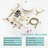 Luxury 3-Function Shower System Set - Solid Brass Control Valve, 10" Overhead Shower, 3-Spray Handheld with Bathtub Spout-119149780