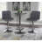 Aishvi Swivel Upholstered Adjustable Height Counter Stool with Metal Frame-848556580