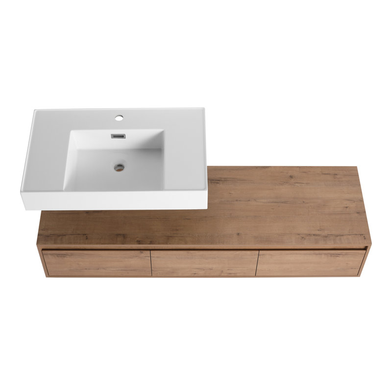 Wall-Mounted Bathroom Vanity