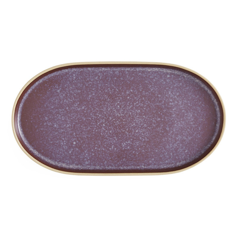 Minerals Medium Oval Platter, Amethyst, 2.00cm H x 35.00cm L x  18.90cm W