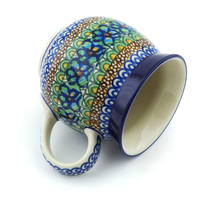 Grande tasse à bulles en grès 12 oz - Mardi Gra, 16