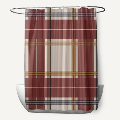 Rideau de douche simple Jaylee