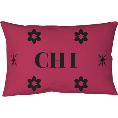 Chicago Basketball Colors Cotton Twill Pillow 20 inch x 14 inch