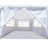 Outdoor Party Gazebo 10x10 Ft - With Hook & Loop Fastener Sidewalls For Easy Setup Canopy With Transparent Windows Good Ventilation View-813401817-813401816