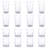 Gibson Home Rockaway Dinnerware Set, Lattice Glassware, Service For 4 (16Pcs)